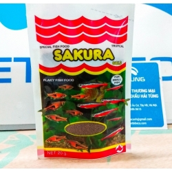 Bộ 2 gói Thức ăn Sakura cho cá nhỏ - túi 20gr